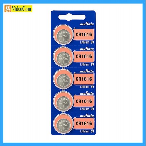 muRata Lithium Button Cells 3V: CR1616 (單排) / 5粒 
Made in Japan