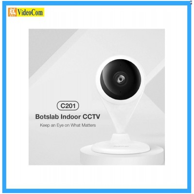  360 BOTSLAB - C201 2K超廣角小水滴 室內智能監控攝影機 808CAM-C201-W17 黑色