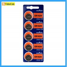 muRata Lithium Button Cells 3V: CR1620-1B5 (單排) / 5粒 
Made in Japan