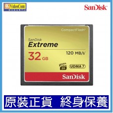SANDISK 32GB EXTREME  COMPACT FLASH  Memory Card SDCFXSB-032G-G46 772-3469-P 