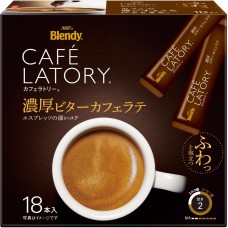 AGF Blendy Coffee Cafe Latory 濃厚微甜拿鐵咖啡 9.0g x 18條 2025.02 169-740