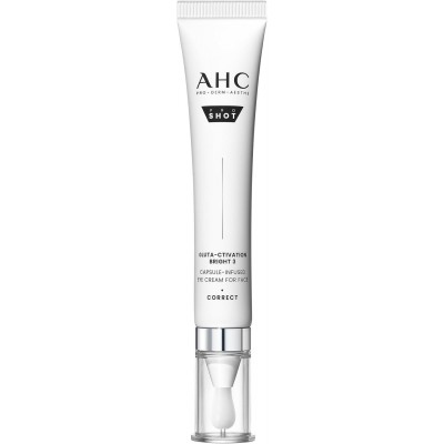 AHC Pro Shot GlutA-ctivation Bright 3 Capsule-Infused Eye Cream For Face 30ml AHC 谷胱甘?亮白全臉眼霜30ml