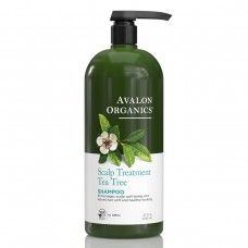 [只限店取]  AVALON ORGANICS - 茶樹去頭皮有機洗髮水 (EWG/NSF/去頭皮/控油/去屑/無矽/有機/天然/零殘忍/純素/頭皮清潔/頭皮護理/清爽) 654749361283