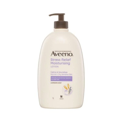 [只限店取] Aveeno 艾維諾 天然燕麥薰衣草舒壓保濕乳 1000ml 163-1050