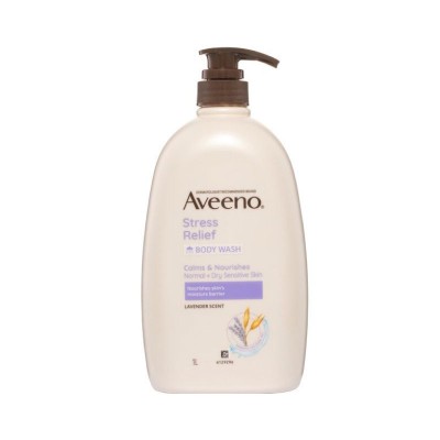 Aveeno 艾維諾 天然燕麥薰衣草舒壓沐浴露 975ml 163-0823