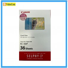 CANON SELPHY Paper Set KC-36IP 2R (36 Sheets, 2" x 3") For SELPHY CP series 

 