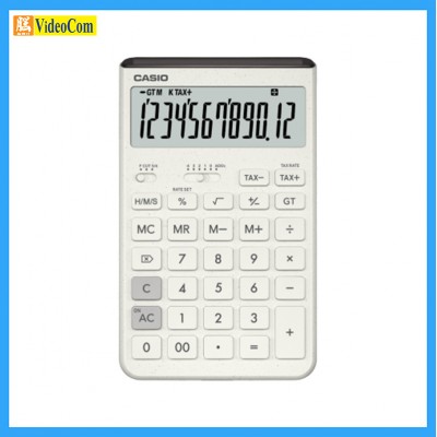 CASIO  JT-200T-WE 灰白色12位纖巧桌上型計算機