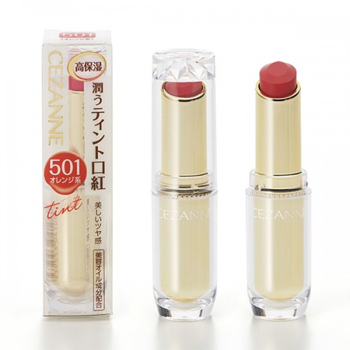 CEZANNE 倩麗 持久潤彩唇膏N 501 珊瑚橘紅 168-2102 CEZANNE 倩麗 持久潤彩唇膏N 501 珊瑚橘紅 168-2102