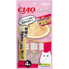 INABA - CIAO Churu 腎臟健康維持 貓零食肉泥棒 14g x 4條入(吞拿魚) 166-0220