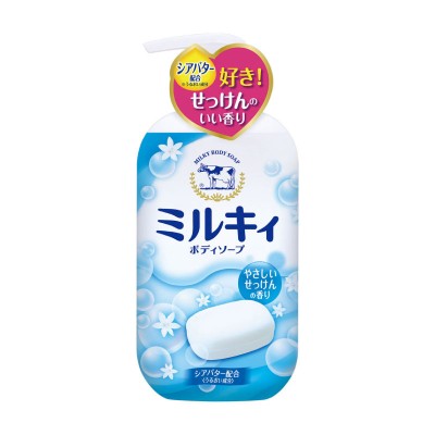 牛乳石鹼(COW)無添加 牛奶精華沐浴露 (柔和皂香) 550ml