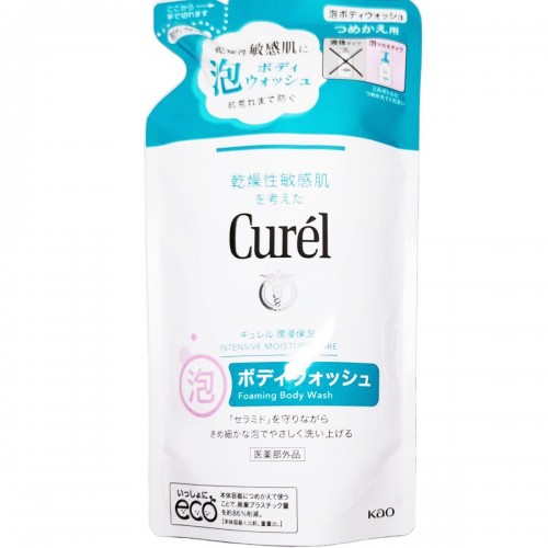 [只限店取] 花王 珂潤  潤浸保濕泡沫沐浴露 380ml 補充裝 163-0865