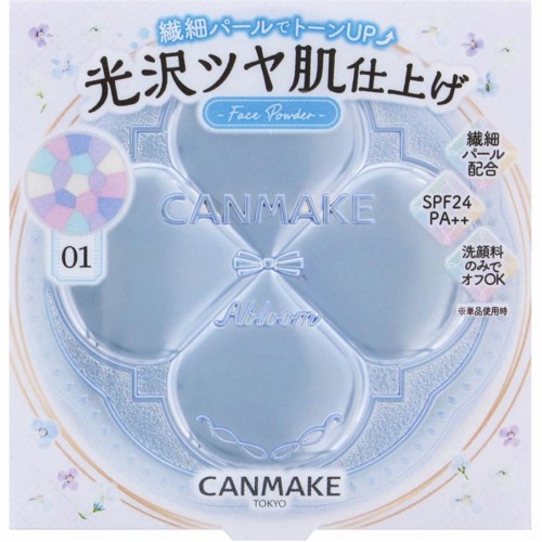 Canmake TOKYO - 井田 閃亮透白修飾粉餅 潤色版 SPF24 ‧ PA++ 6.5g (01 夢幻繡球花) 附粉撲 168-3706 Canmake TOKYO - 井田 閃亮透白修飾粉餅 潤色版 SPF24 ‧ PA++ 6.5g (01 夢幻繡球花) 附粉撲 168-3706