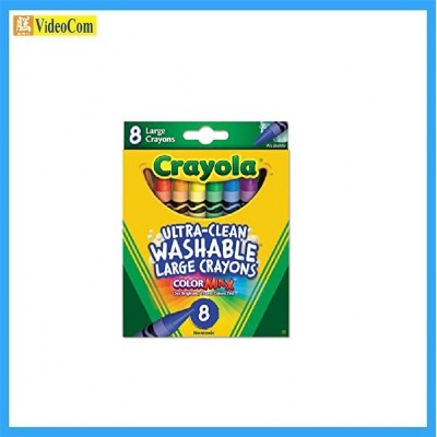 Crayola Crayons-Large Ultra Clean Washable 8 ct