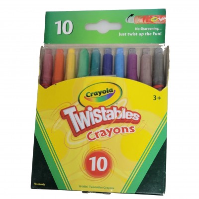 Crayola Crayons-Mini Twistables 10 ct 071662097158