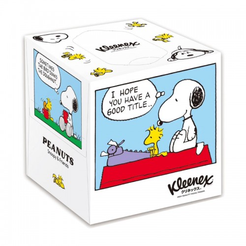 Crecia Kleenex 柔軟手抽式紙巾 160枚 (80抽) 史努比 162-1182 Crecia Kleenex 柔軟手抽式紙巾 160枚 (80抽) 史努比 162-1182