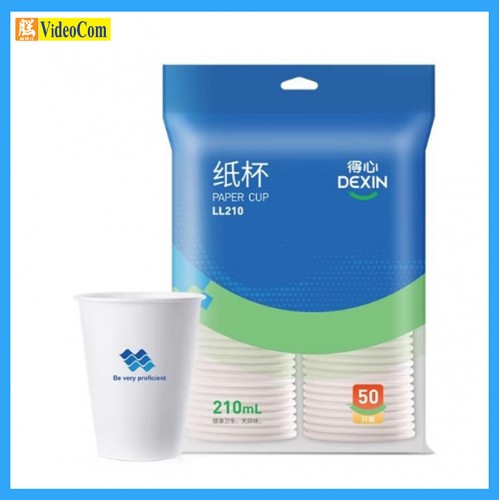 DELI  LL210 紙杯 (210ML) (1 PACK / 50 PCS)  6942233631627