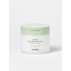 DEWDAP CicaT Pore Clean Toner Pad (純素) 積雪草舒緩淨膚爽膚棉片 (純素/低刺激/角質護理/舒緩/鎮定/降溫/降紅/去皮脂/毛孔清潔/補水/弱酸性) 70片 / 200ml  8800265920349