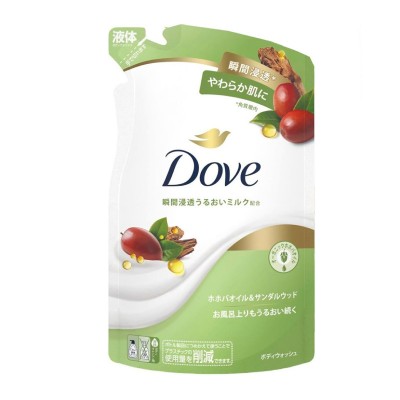 DOVE 滋潤保濕沐浴露補充裝 補充裝 330g (荷荷巴油&檀香)  163-0278