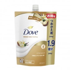 DOVE 滋潤保濕沐浴露 補充裝 640g (乳木果油+香草) 163-1332