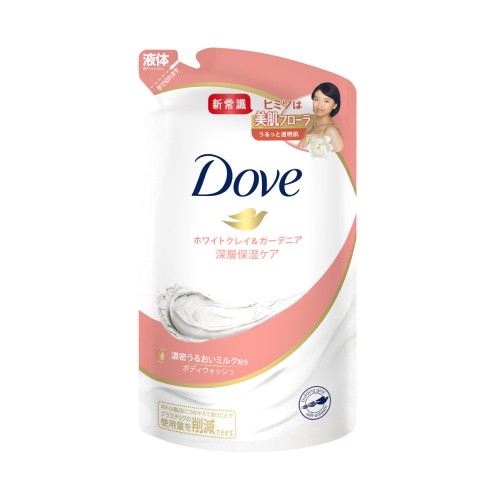 Dove 沐浴露深層保濕 (白泥+梔子花) 補充裝 340g 163-1063 Dove 沐浴露深層保濕 (白泥+梔子花) 補充裝 340g 163-1063