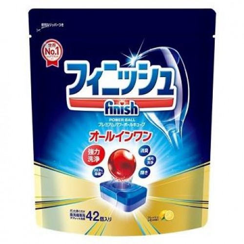 [只限店取]  EARTH Finish 地球製藥  多合一量子極淨洗碗凝珠 檸檬香 42粒  162-1478