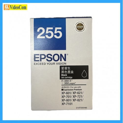 EPSON T255 / T256 Ink Cartridges : C13T255180 - Black - 350 Pages* EPSON T255 / T256 Ink Cartridges : C13T255180 - Black - 350 Pages*