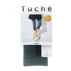 GUNZE 郡是 TUCHE THF84D 七分丈 LEGGING PLAN PATTERN, Color: 774 Smoke Grey, Size: M-L 801-358