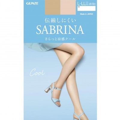 Gunze - SABRINA Stockings cool 夏季 涼感絲襪 (389 膚色) SB570L Size: L-LL  (Packaging Shipped Randomly) 801-584