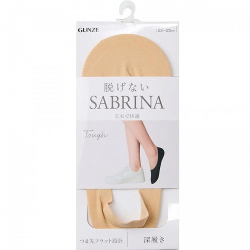 Gunze - Sabrina Foot CoverーTough 防脫深口船襪 (389 膚色) SQV926 Size: 23-25cm 801-490 Gunze - Sabrina Foot CoverーTough 防脫深口船襪 (389 膚色) SQV926 Size: 23-25cm 801-490