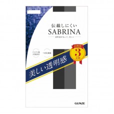 Gunze SABRINA 漂亮透明感絲襪褲 3對裝 (026 黑色) SP811M Size: M-L  165-0043