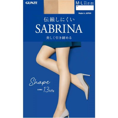 GUNZE -  SABRINA13hPa 壓力塑性美肌絲襪 (389 膚色) Size: M-L SB520M 165-0074