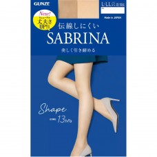 GUNZE -  SABRINA   13hPa 壓力塑性美肌絲襪 (389 膚色) Size: L-LL SB520L   165-0076 