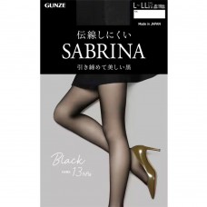 GUNZE -  SABRINA  13hPa 壓力防脫絲襪褲 (026 黑色) Size: L-LL SB540L    165-0078 