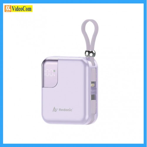 Hedonic P560L (PURPLE) (CCC 認證 + QR CODE) 10000mah (38.5Wh) PD 3.0 22.5W Lightning & USB-C 流動充電池 # 81074 紫色 香港行貨 一年保養 Hedonic P560L (PURPLE) (CCC 認證 + QR CODE) 10000mah (38.5Wh) PD 3.0 22.5W Lightning & USB-C 流動充電池 # 81074 紫色 香港行貨 一年保養