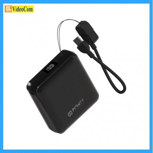 INFINITY SQC10 (黑色) (CCC 認證) 10000mAh 附帶線 USB-C to USB-C LED 顯示 INFINITY SQC10 (黑色) (CCC 認證) 10000mAh 附帶線 USB-C to USB-C LED 顯示