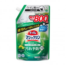KAO 花王 Magiclean 廁所用消臭除菌防污清潔泡沫噴霧 補充裝 800ml 柑橘薄荷香(綠)  162-1218