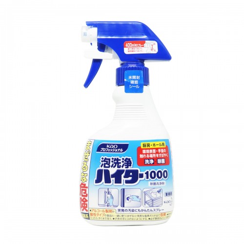  KAO 花王 - 泡洗淨 高濃度除菌清潔劑1000 (不鏽鋼使用) 400ml 162-0380