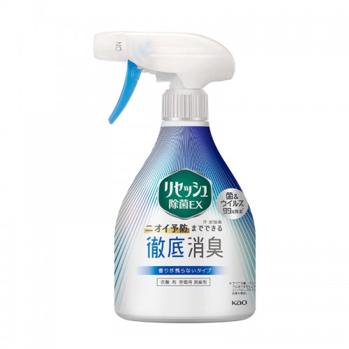 KAO 花王 RESESH 99.9%除菌EX 消臭噴霧 370ml 香味不殘留 衣類.布.空間用 162-0630 KAO 花王 RESESH 99.9%除菌EX 消臭噴霧 370ml 香味不殘留 衣類.布.空間用 162-0630