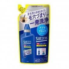 KAO 花王 SUCCESS 超涼感 深層清潔無矽洗頭水 補充裝 320ml 【育毛及去油脂型】 163-1318