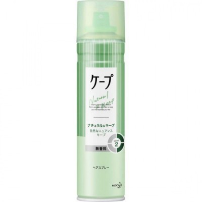 KAO 花王Cape清新自然蓬鬆定型噴霧180g無香(綠) 163-0776