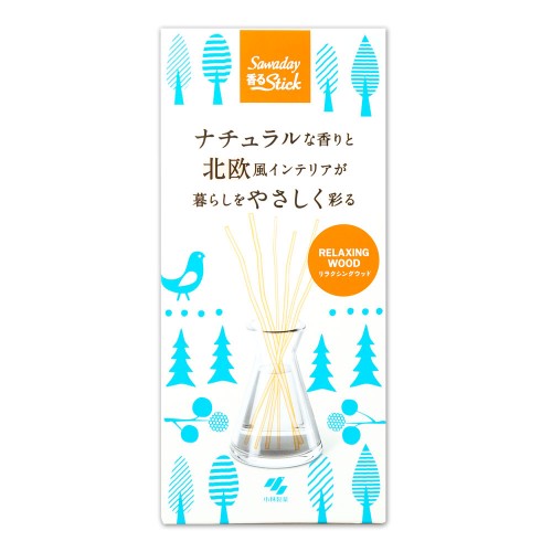 KOBAYASHI 小林製藥 爽花蕾 Stick 北歐風香薰擴香組 70ml 木香 162-0859