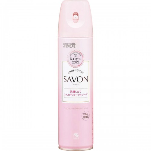 KOBAYASHI 小林製藥 - 廁所消臭元 SAVON 消臭噴霧 280ml 柔和花皂香 162-1418 KOBAYASHI 小林製藥 - 廁所消臭元 SAVON 消臭噴霧 280ml 柔和花皂香 162-1418