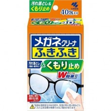 KOBAYASHI 小林製藥 眼鏡清潔師 鏡面除污防霧型清潔紙巾 40枚裝 168-1349