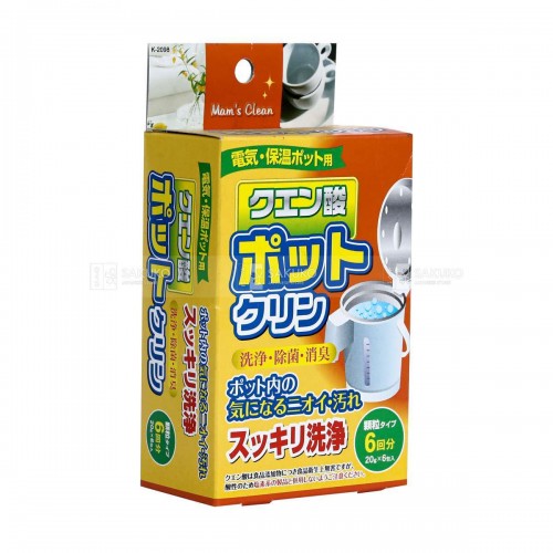 KOKUBO 日本小久保 檸檬酸電熱水壺清潔劑 6包入 162-0789  