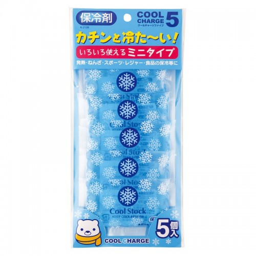 KOKUBO 日本小久保 Cool Charge 保冷冰包 5入 (細) 162-0790  