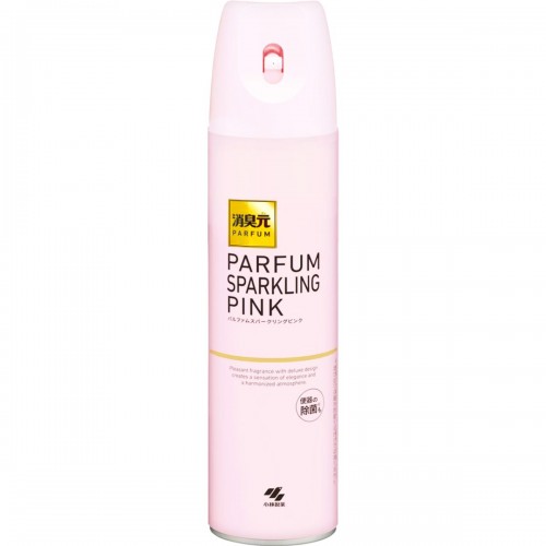 KOBAYASHI小林製藥 廁所消臭元 Parfum Sparkling Pink 芳香噴霧 280ml 花果清香 (粉) 162-1030 KOBAYASHI小林製藥 廁所消臭元 Parfum Sparkling Pink 芳香噴霧 280ml 花果清香 (粉) 162-1030
