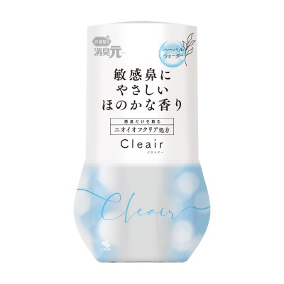 KOBAYASHI 小林製藥 Cleair 室內消臭元 芳香劑.除臭劑 (鼻敏感溫和香氣) 400ml 草本清香 162-1041