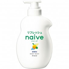 Kracie 肌美精 Naive 海泥清爽保濕沐浴乳 530ml 葡萄柚與青檸香氛 163-1595