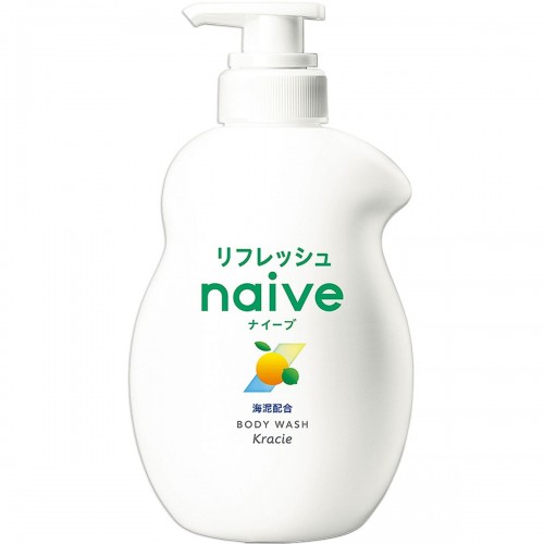 Kracie 肌美精 Naive 海泥清爽保濕沐浴乳 530ml 葡萄柚與青檸香氛 163-1595