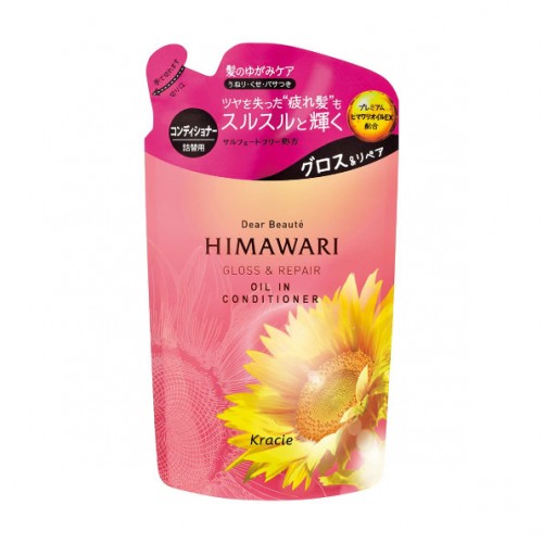 Kracie 肌美精 HIMAWARI Gloss & Repair Oil In Conditioner 亮澤修護護髮素 360g 補充裝 163-0763 Kracie 肌美精 HIMAWARI Gloss & Repair Oil In Conditioner 亮澤修護護髮素 360g 補充裝 163-0763